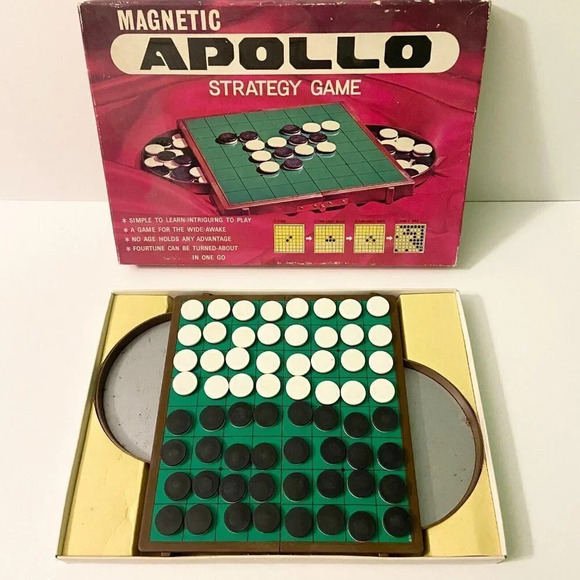 Vintage Magentic  Apollo Strategy Game Japan BJC International Travel Game - Picture 5 of 10
